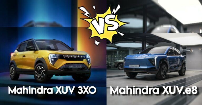 Mahindra XUV 3XO vs Mahindra XUV.e8